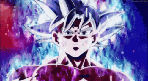 Ultra Instinct Son Goku Drip GIF