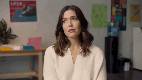 Um Serious Mandy Moore GIF