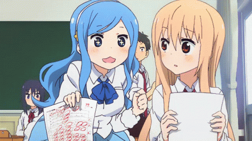 Umaru Chan And Sylphynford Tachibana Test Result GIF