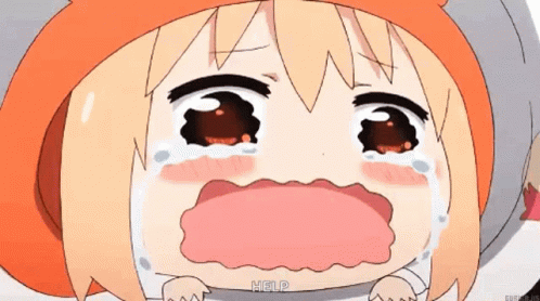 Umaru Crying Tears Sad GIF