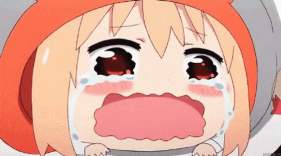 Umaru Doma Anime Cute Crying GIF