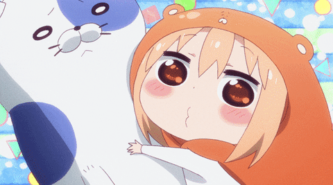 Umaru Hugging Stuffed Toy Cat Cute GIF