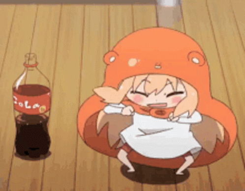 Umaru Jumping Around Excited Amazed GIF