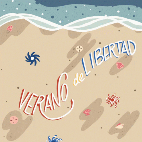 Umbrellas on Beach Verano de Libertad