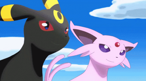 Umbreon Espeon Pokemon Glow GIF