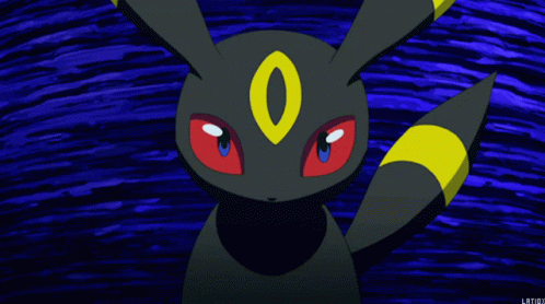 Pokemon Umbreon Psychic Eyes GIF