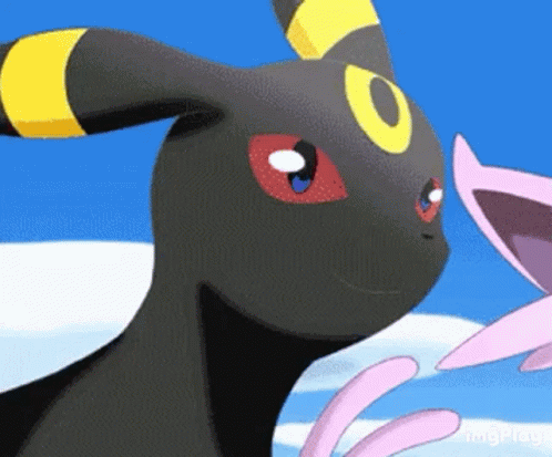 Cute Psychic Pokemon Umbreon GIF