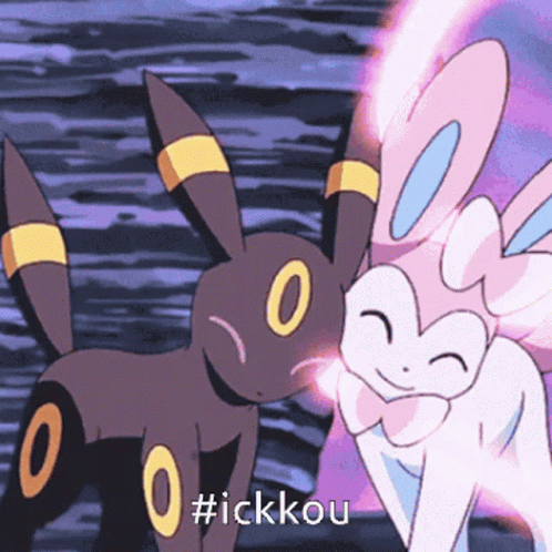 Pokemonumbreon Sylveon Cute Couple GIF
