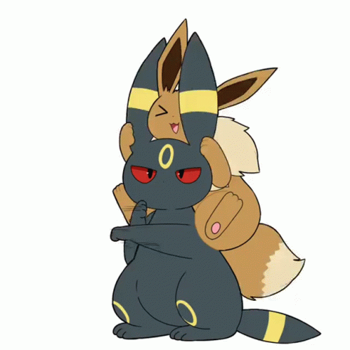 Cute Umbreon Eevee Pokemon GIF