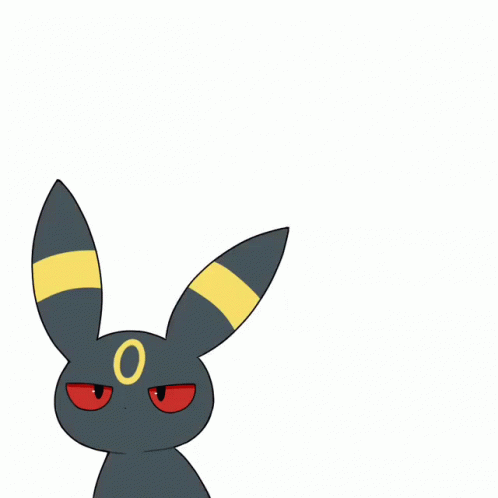 Pokemon Umbreon Eevee Jump GIF