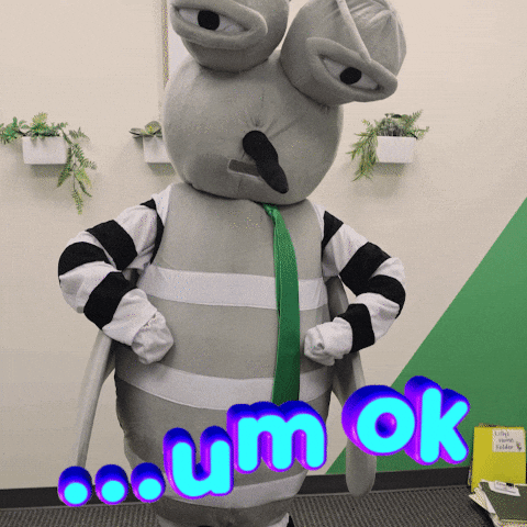 Umm Ok Mosquito Mascot GIF