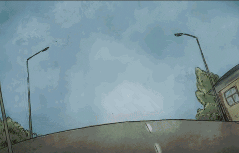 Buen Dia Smiling Sunrise Visual Art GIF