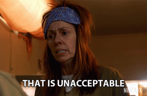 Unacceptable Orange Is The New Black GIF