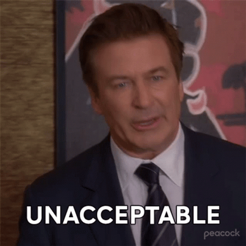 Unacceptable Alec Baldwin Irritated GIF