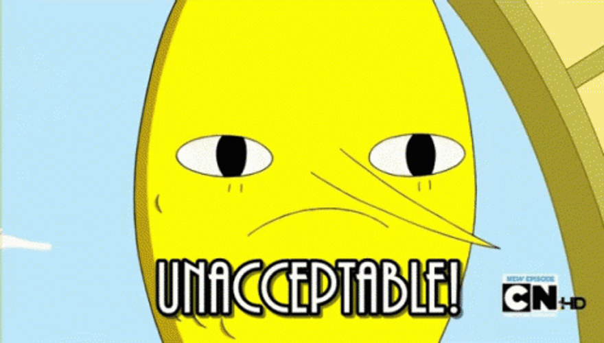 Unacceptable Earl Of Lemongrab GIF