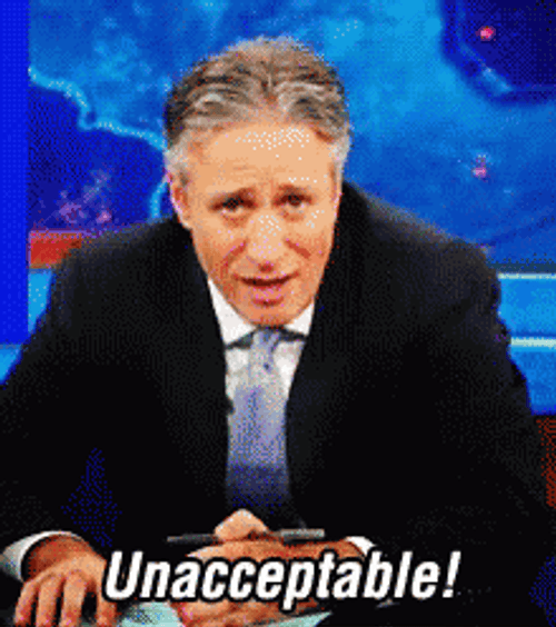 Unacceptable Jon Stewart Host GIF