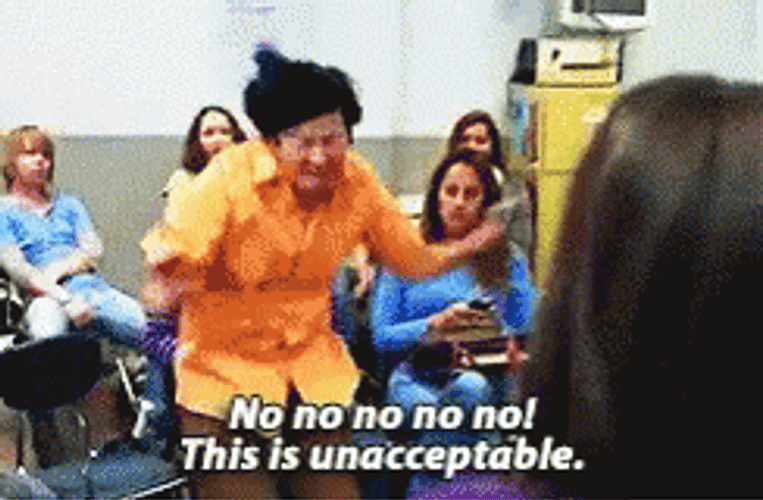 Unacceptable Ken Jeong Senior Tantrum GIF