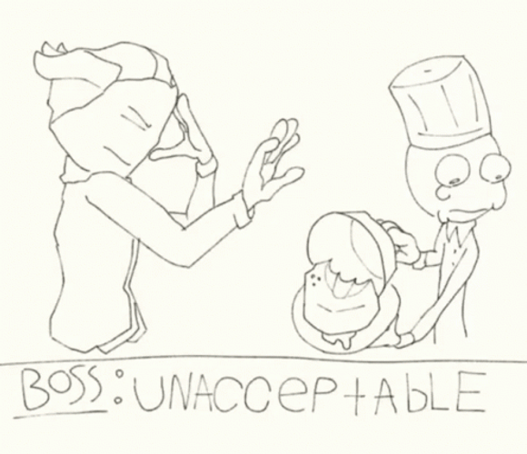 Unacceptable Mobile Sketch Artwork GIF