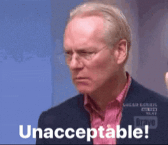 Unacceptable Tim Gunn Disappointed GIF