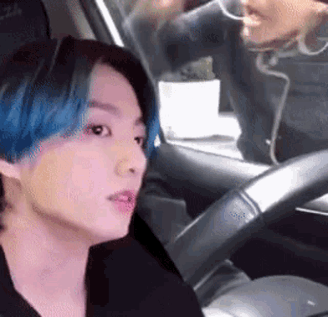 Unbothered Driver Jungkook GIF