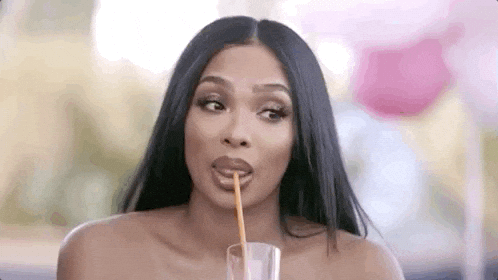 Unbothered Princess Love Sipping Through Straw GIF