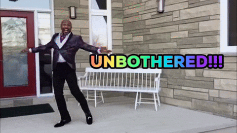 Unbothered Robert Spinning Around GIF