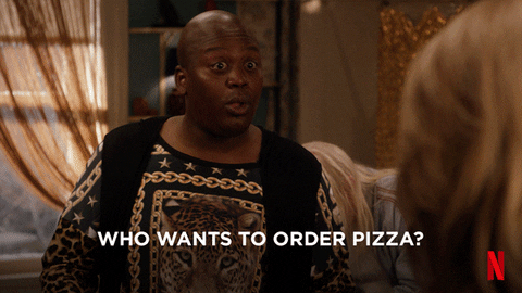 Unbreakable Kimmy Schmidt Order Pizza GIF
