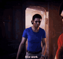 Uncharted Nadine Ross Great Work GIF
