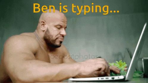 Uncle Ben Is Typing GIF
