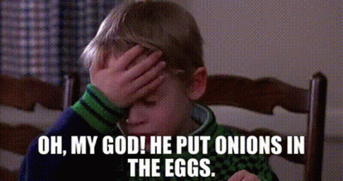 Uncle Buck He Put Onions In Eggs GIF