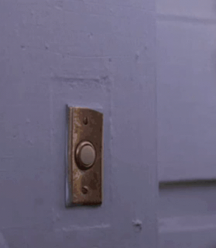 Uncle Buck Trying To Push Door Bell GIF