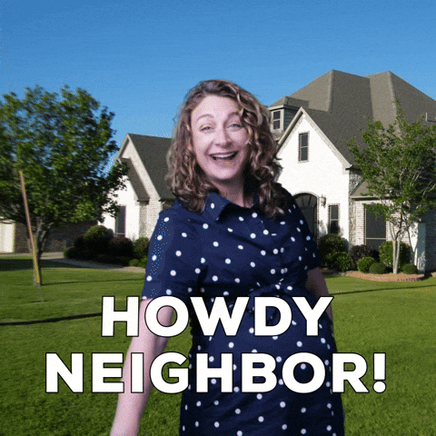 Uncle Howdy Neighbor Waving GIF