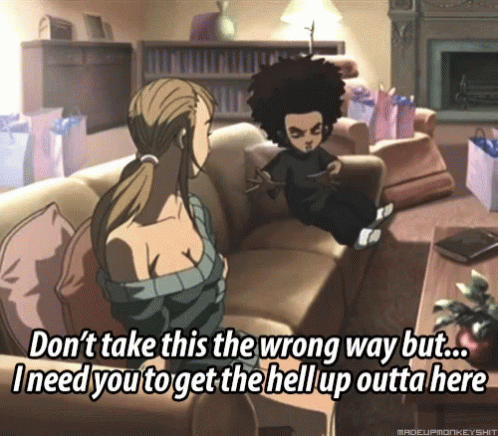 Uncle Ruckus Conversation In The Couch GIF