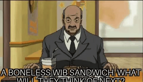 Uncle Ruckus Enjoys Boneless Sandwich GIF