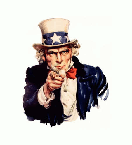 Uncle Sam Pointing at Viewer Synchronizza