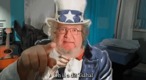 Uncle Sam Pointing Says Oh Il A Dit Tsahal