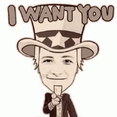 Uncle Sam Saying I Want You