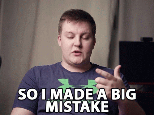 Under Armour Man Says So I Made a Big Mistake