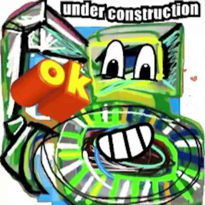Under Construction Abstract Mobile Art GIF