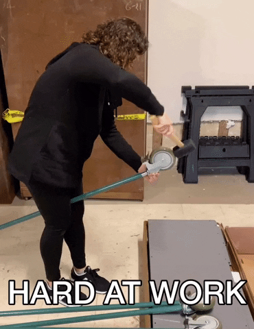 Under Construction Building Hard At Work GIF