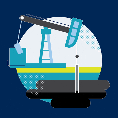 Under Sea Pumping Gas Animation GIF