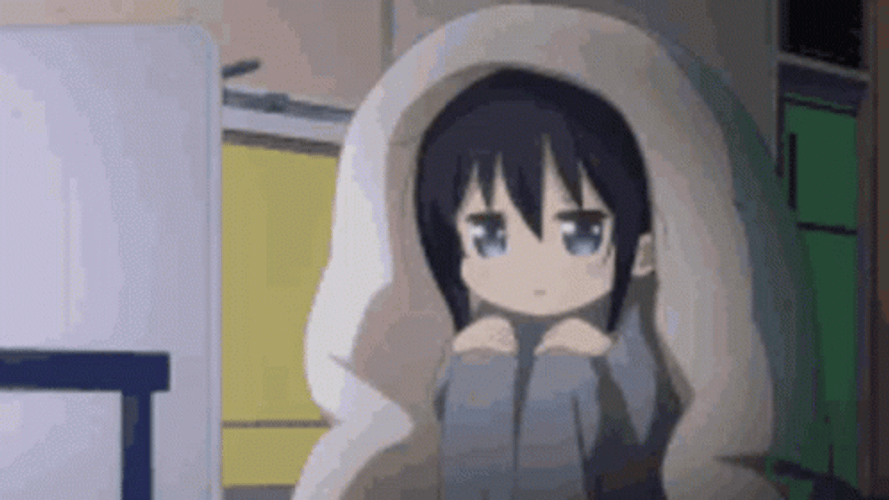 Under The Sheets Depressed Anime GIF