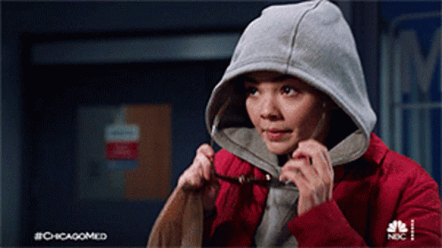 Undercover Lady Sneaking Chicago Med GIF