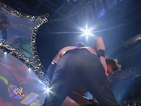 Undertaker Chokeslam Jbl On Top Of Limousine GIF