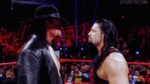 Undertaker Chokeslam Roman Reigns GIF