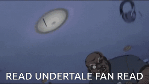 Undertale Fan Reading Book