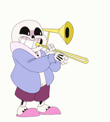 Undertale San Playing Sad Trombone GIF