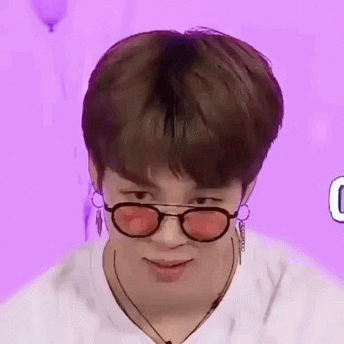Unhappy Jimin Eye Roll Meme GIF