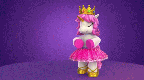 Unicorn Ballerina Twirl GIF