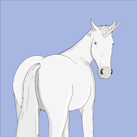 Unicorn Confetti Fart GIF